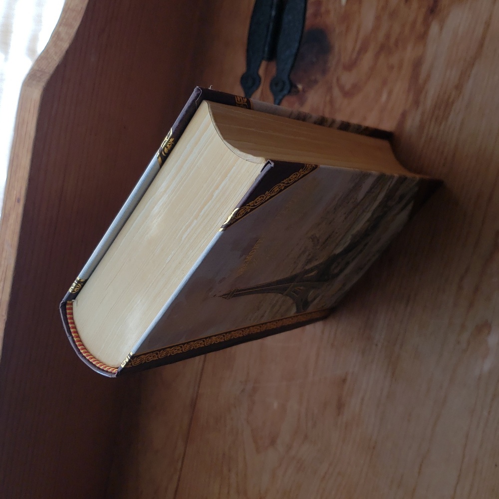 Elegant Gold and Cream Coffee Table Book with Hidden Compartment - Picture 13 of 13